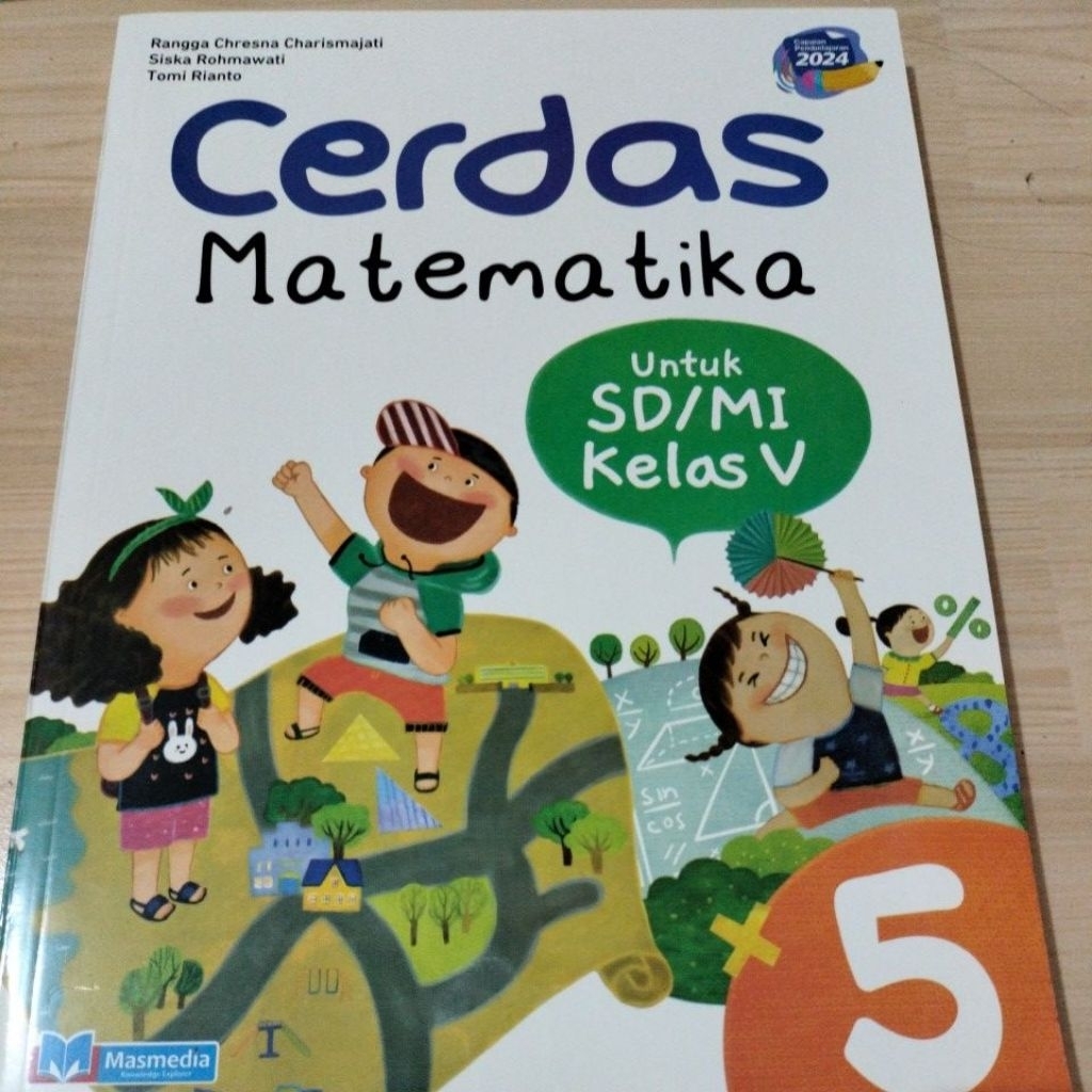 Jual Cerdas Matematika SD/MI Kelas 5 Capaian Pembelajaran 2024 Masmedia ...
