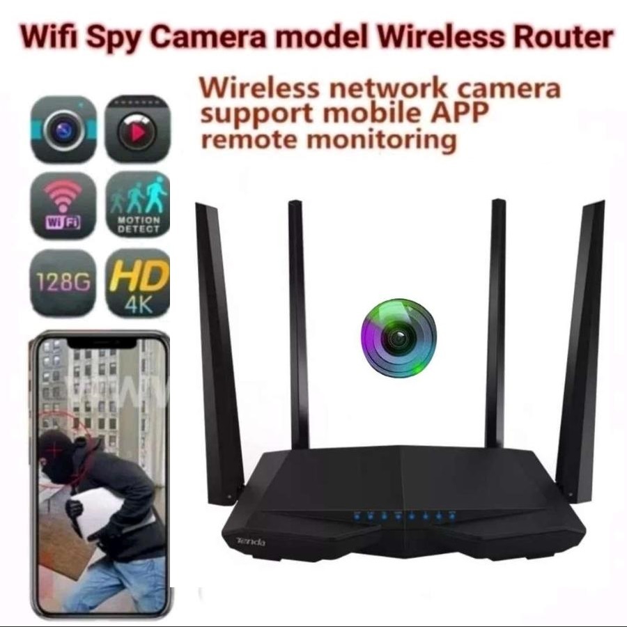 Jual Wifi Spy Camera model Router (Kamera tersembunyi/ hidden camera ...