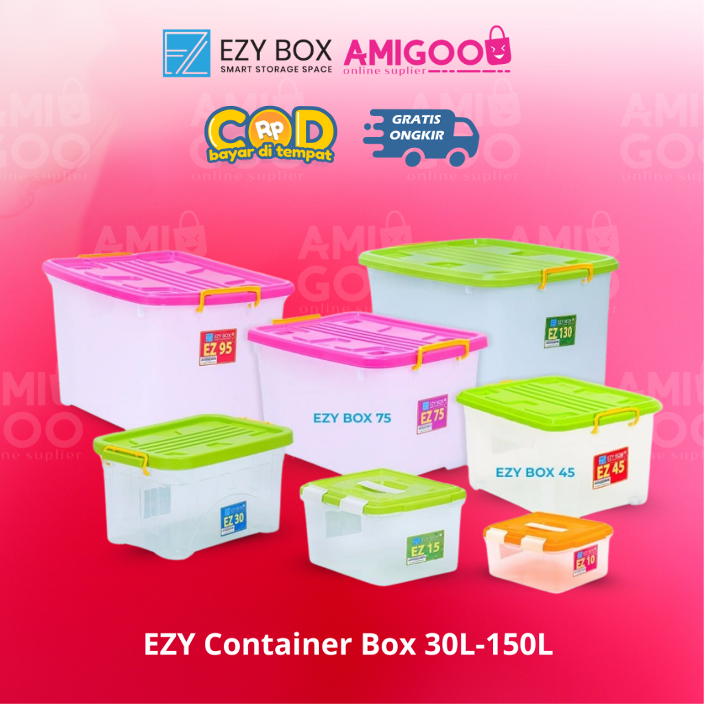 Jual Ezy Box Container Box Murah Plastik 25L-150 Liter Kotak ...