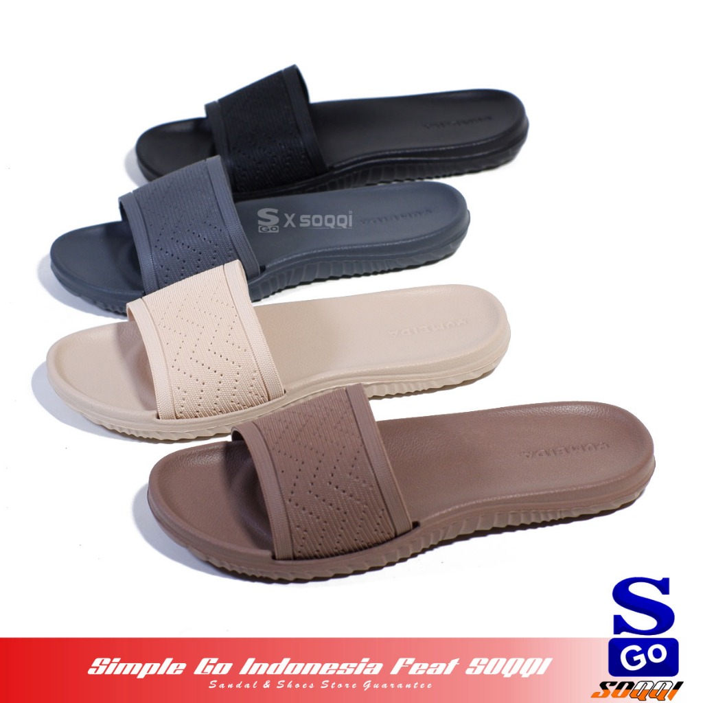 Jual Yumeida 2312 Sandal Selop Wanita Kekinian Ringan Ori Sendal Slop ...