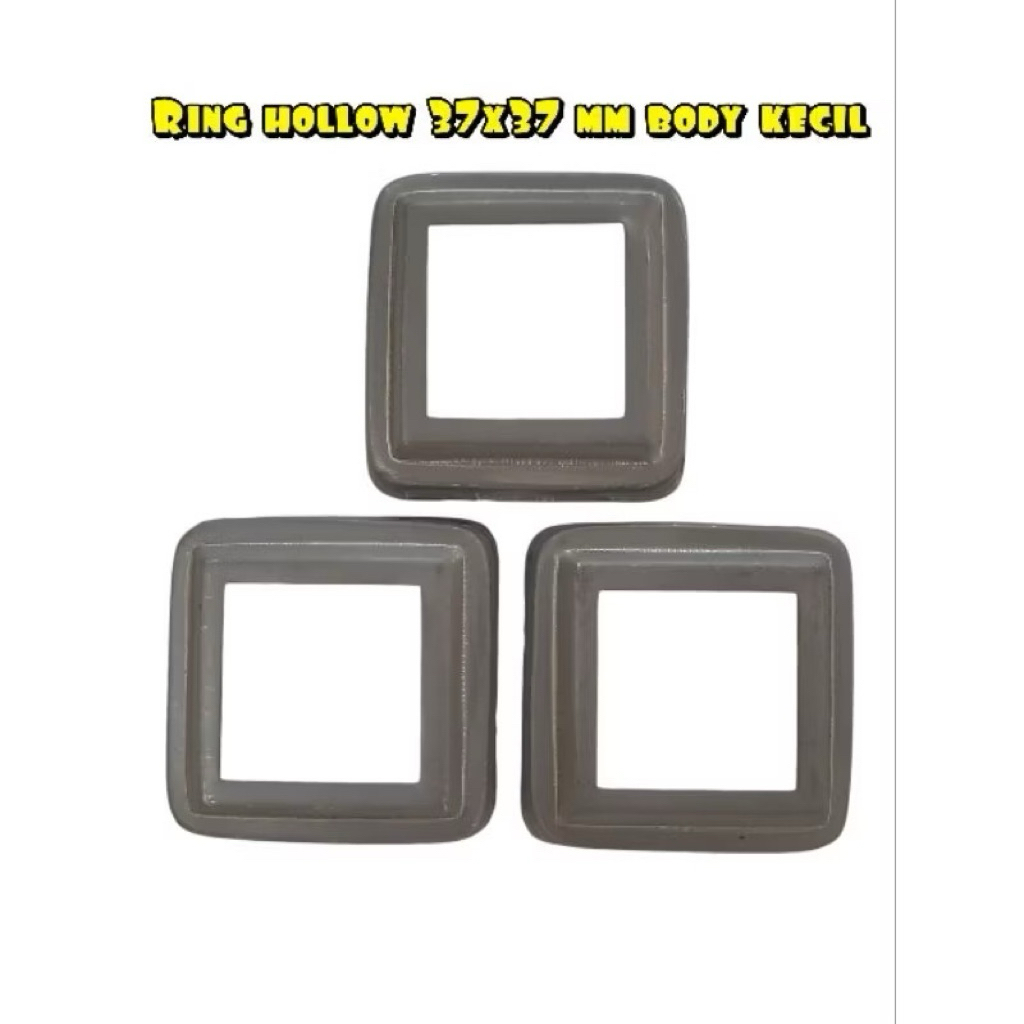 Jual Ring Hollow 37x37 mm Body Kecil Tapak Hollow Minimalis Kecil ...