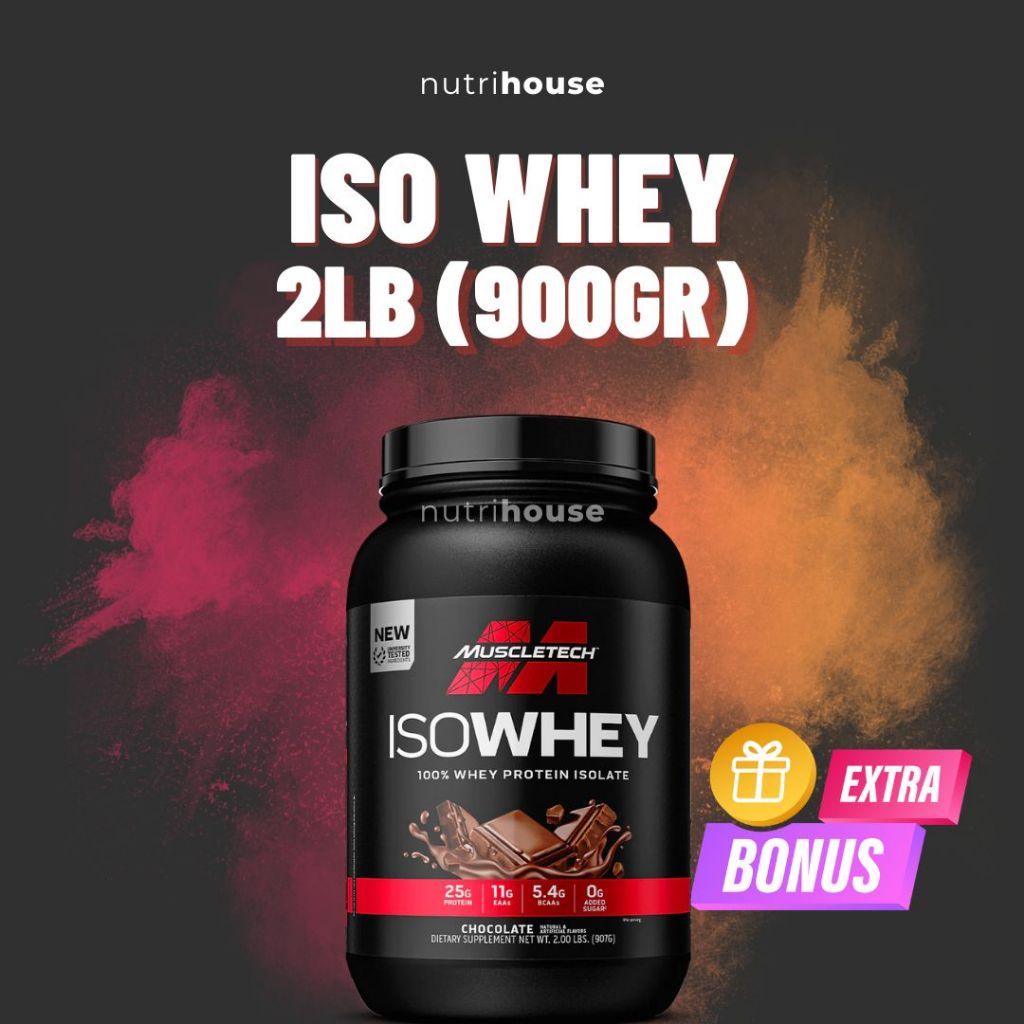 Jual Muscletech ISO WHEY 2lb 900gr Isowhey Whey Protein Isolate WPI ...