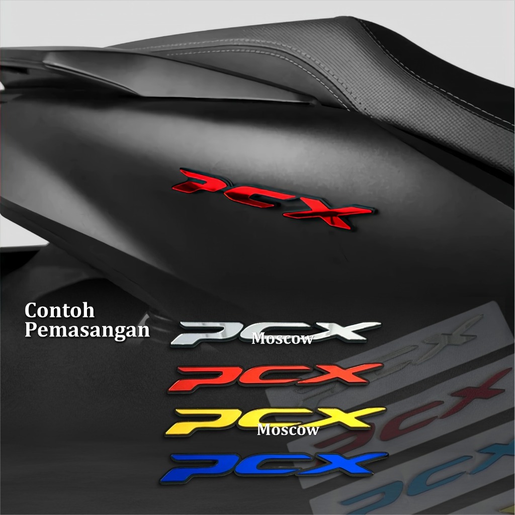 Jual EMBLEM PCX TIMBUL 3D SET ( 2PCS) KANAN KIRI untuk SEMUA MOTOR PCX ...