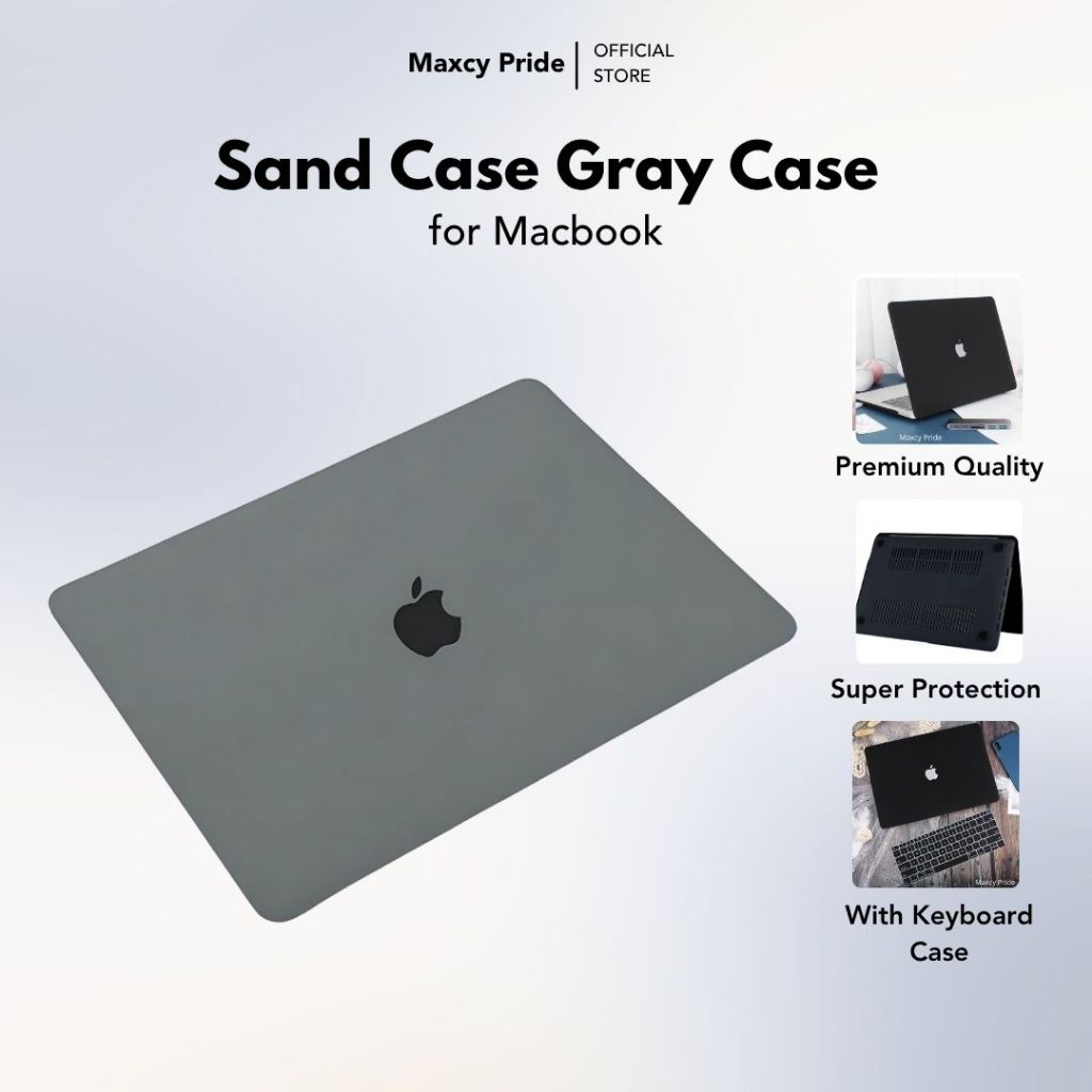 Jual Casing Macbook Sand Gray Case Hard Cover Case Macbook Air M2 M1 M3 ...