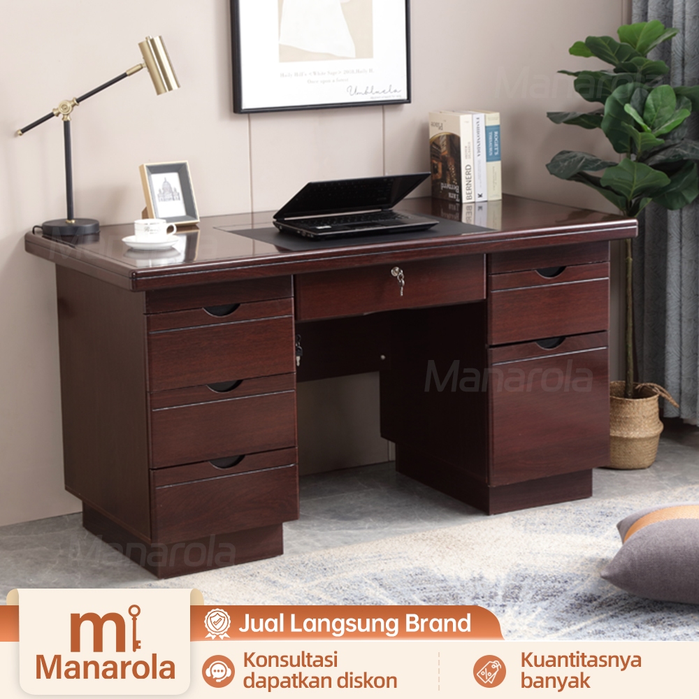 Jual Meja Sederhana Modern/Meja Tunggal/Meja Komputer Staf/Meja Dengan ...