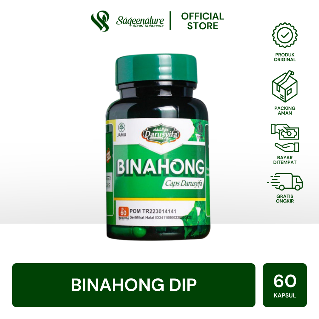 Saqeenature Herbal Kolesterol Binahong Caps Paling Ampuh Penurun Darah Tinggi Dan Asam Urat Mengobati Penyakit Maag Radang Ginjal, Radang Usus Stroke Bpom
