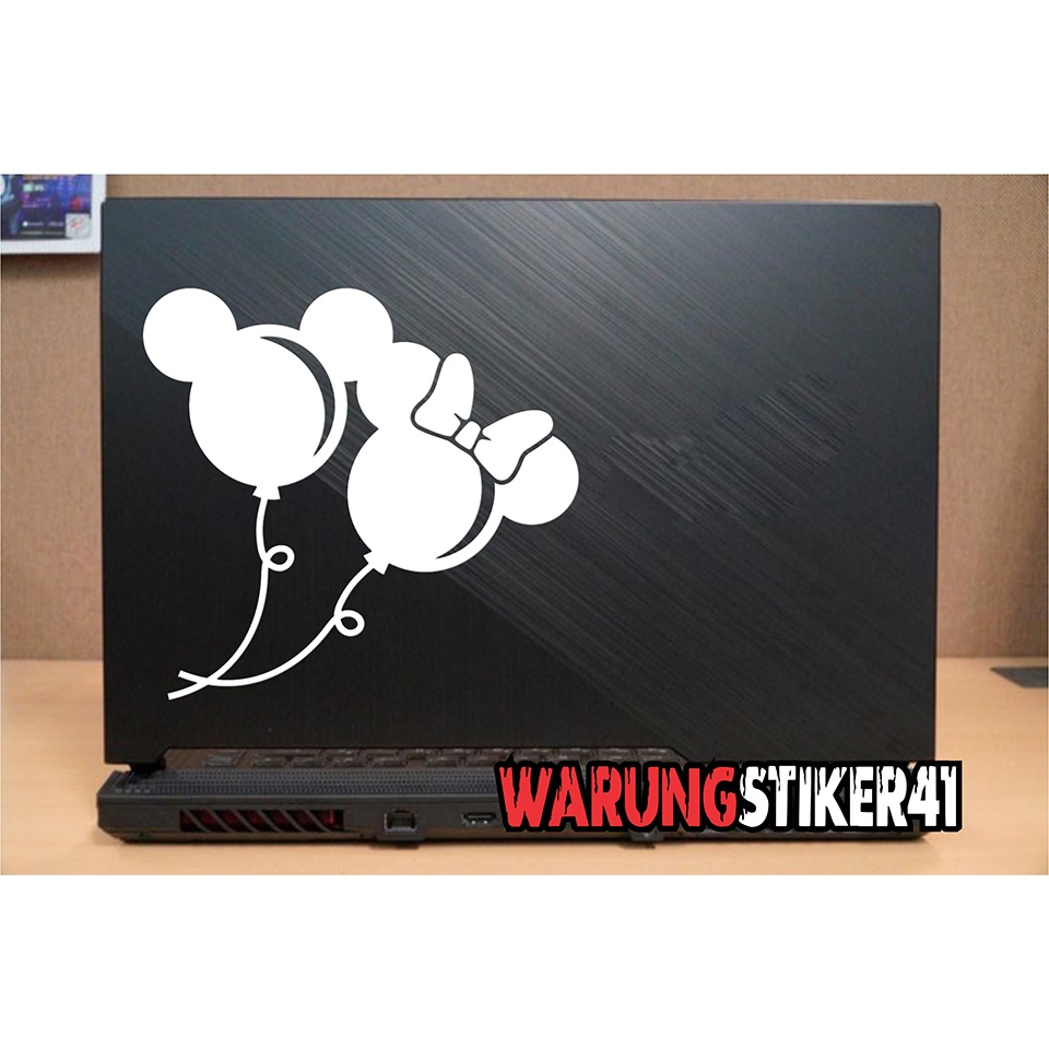 Jual stiker laptop mickey mouse 14 sticker cutting custom lucu | Shopee ...