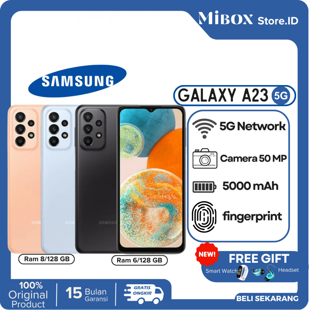 Jual Samsung A23 4G & 5G | 6/128 GB | 8/128 GB Garansi Resmi Sein ...