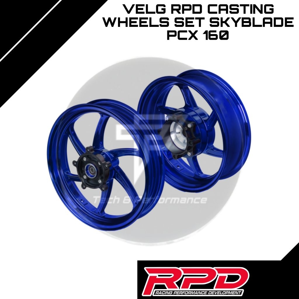 Jual Velg Casting Wheels Set Skyblade RPD PCX 160 | Shopee Indonesia