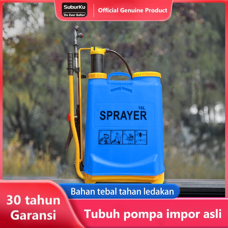 Jual Semprotan Tanaman Tangki Semprot Pertanian Manual 16 Liter Biru ...