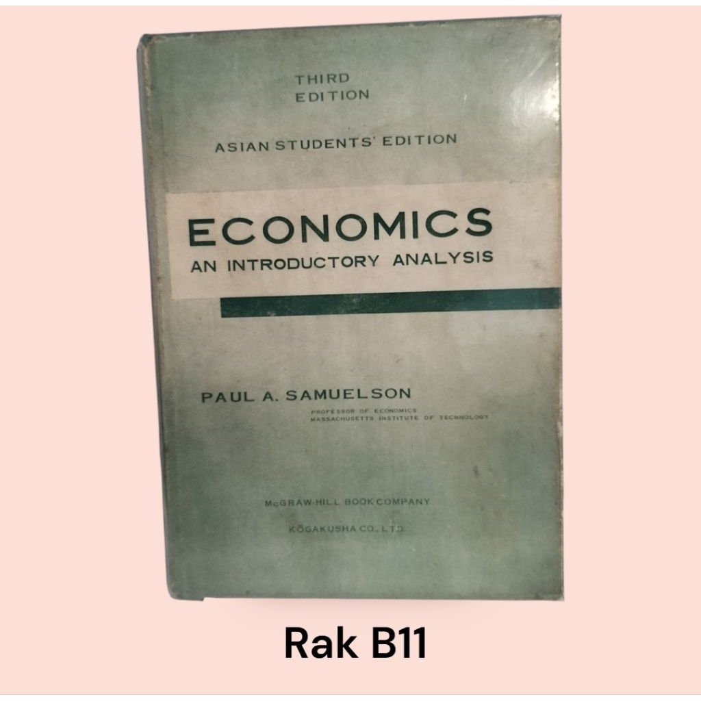 Jual Buku Economics An Introductory Analysis/ Third Edition/ Paul A ...