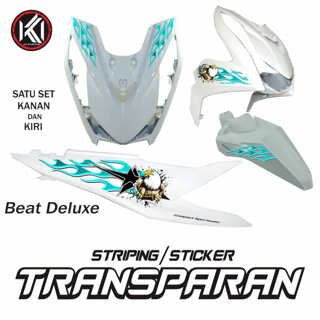 Jual STRIPING MOTOR TRANSFARAN/TRANSPARAN BEAT DELUXE ISS CBS NEW MOTIP ...