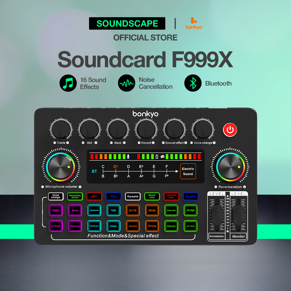 Jual Soundscape bonkyo COD Soundcard F999X sound card 5V LED ...