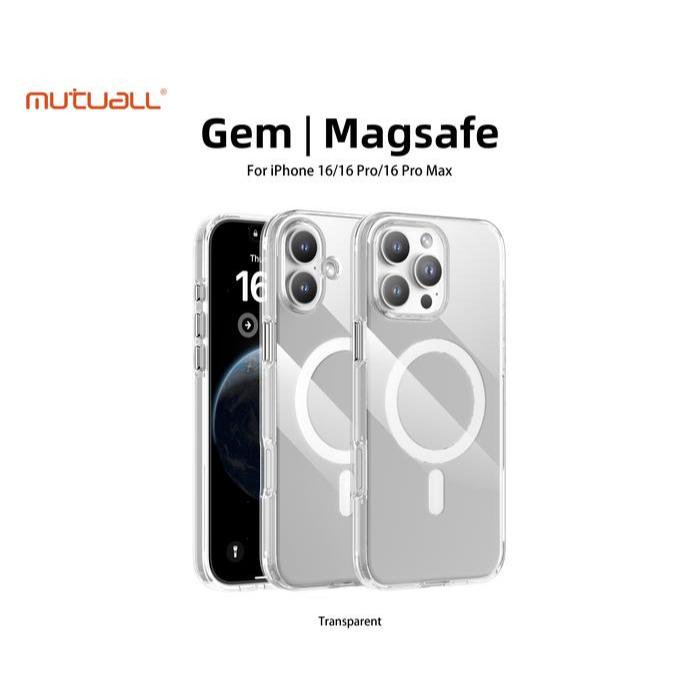 Jual IPHONE 16 - MAGSAFE GEM CLEAR CASE - MUTUALL (M-IP16-GE-CLR ...
