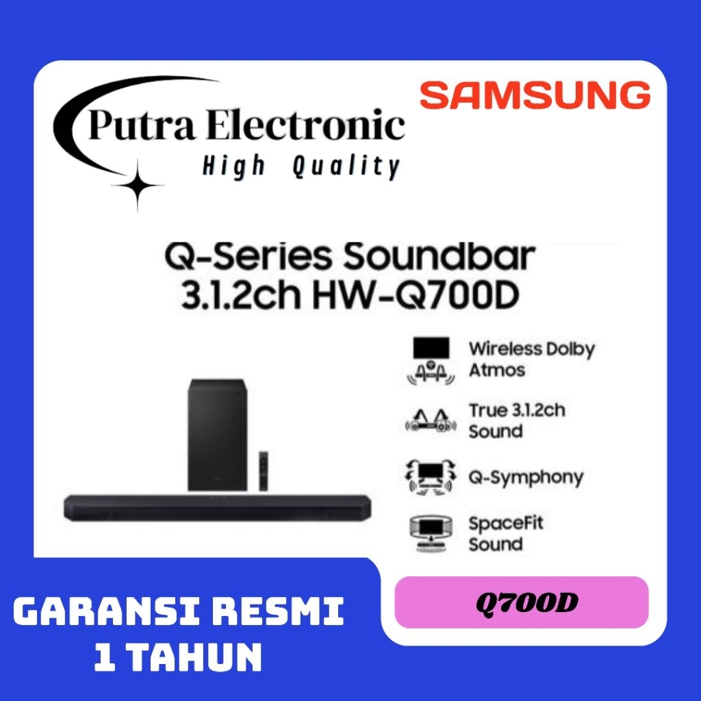 Jual SAMSUNG HW- Q700D / Q700D WIRELESS ATMOS SOUNDBAR 2024 SERIES ...