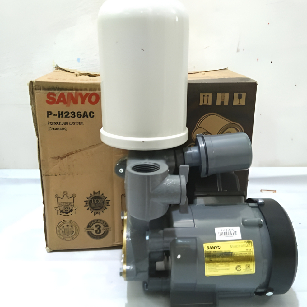 Jual Pompa Air Sanyo P-H236AC 200 Watt Otomatis / Pompa Sanyo PH236AC ...