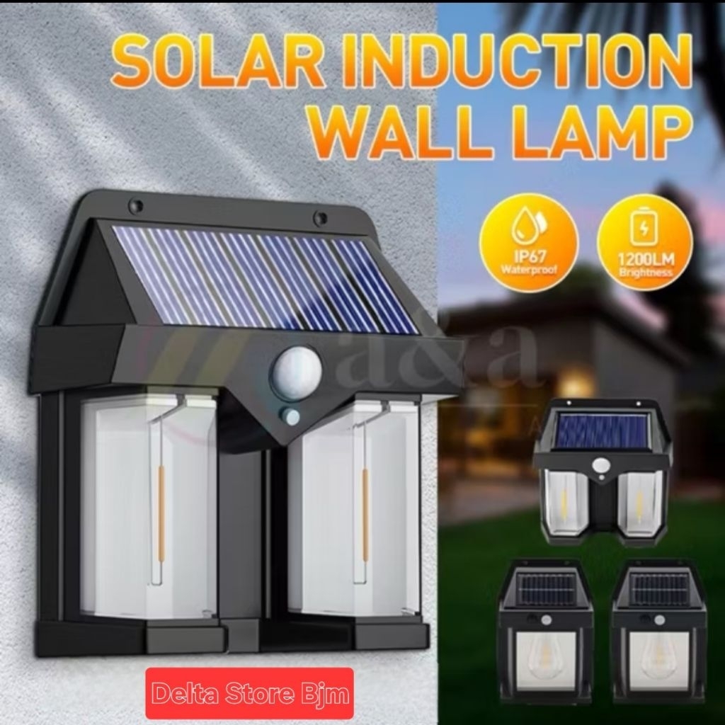Jual LAMPU Dinding SOLAR PANEL / LAMPU DindingTENAGA SURYA / LED ...