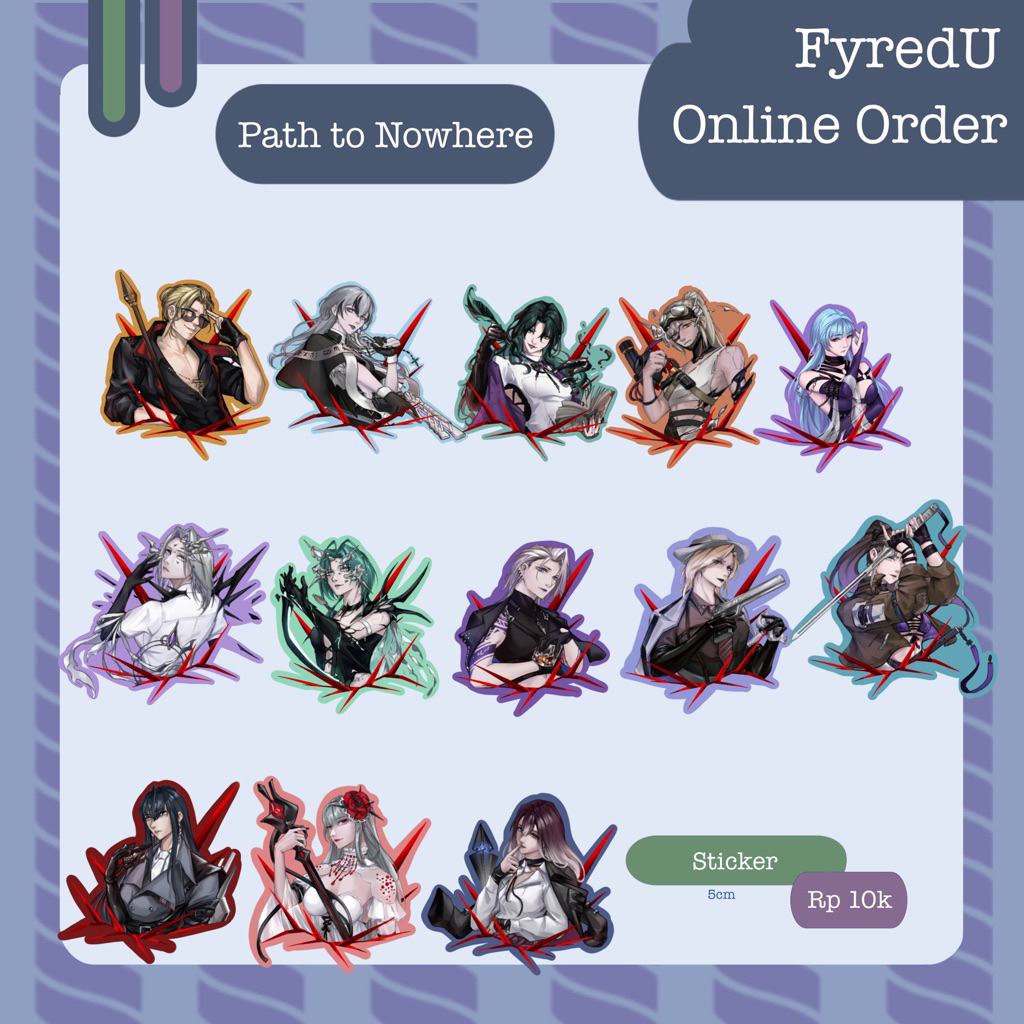 Jual !!Sticker!! Path To Nowhere -FyredU- | Shopee Indonesia