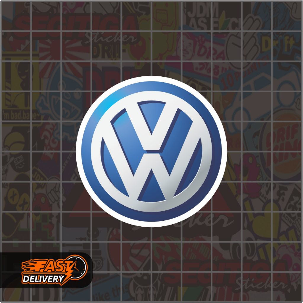 Jual Sticker Logo VW Volkswagen Ukuran 5 x 5 Cm | Shopee Indonesia