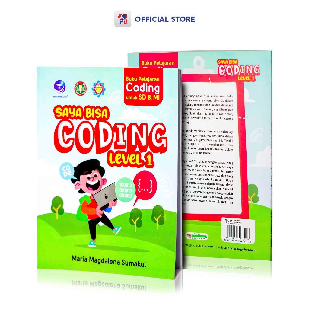 Jual Buku Pelajaran Coding untuk SD & MI : Saya Bisa Coding Level 1 2 3 ...