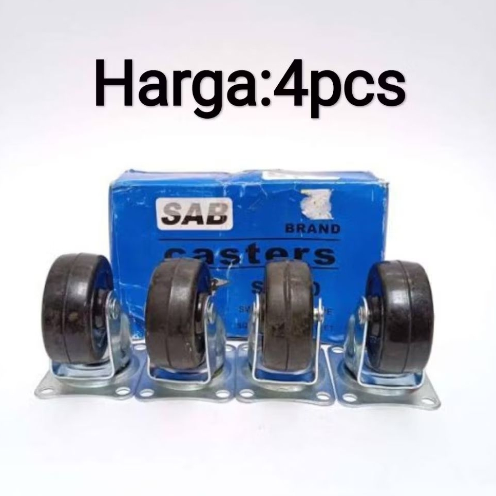 Jual Roda Caster Kaster Karet 2