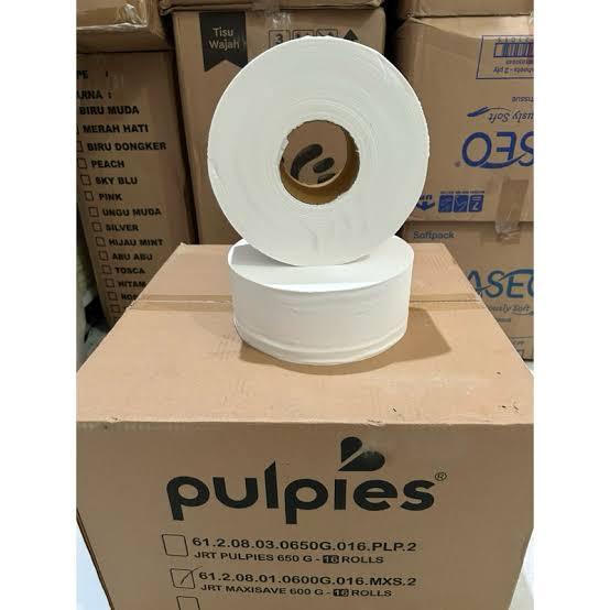 Jual Tisu Toilet Jumbo Roll Pulpies Maxisave 600G | Shopee Indonesia
