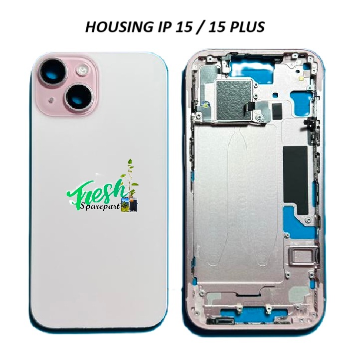 Jual CASING IP FULLSET / HOUSING IP 15 / 15 PLUS / 15+ / KESING 1 SET ...