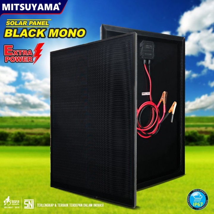 Solar Panel Full Black Monocrysstalline Mitsuyama 250 Watt Mono/B