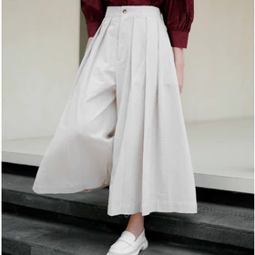 Femmewear Cassie Palazzo Culottes I Kulot Linen Casual