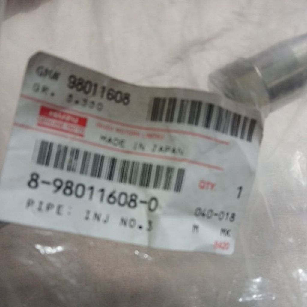 Jual pipa nozer no.3 original isuzu dmax 4jj1 3000cc | Shopee Indonesia