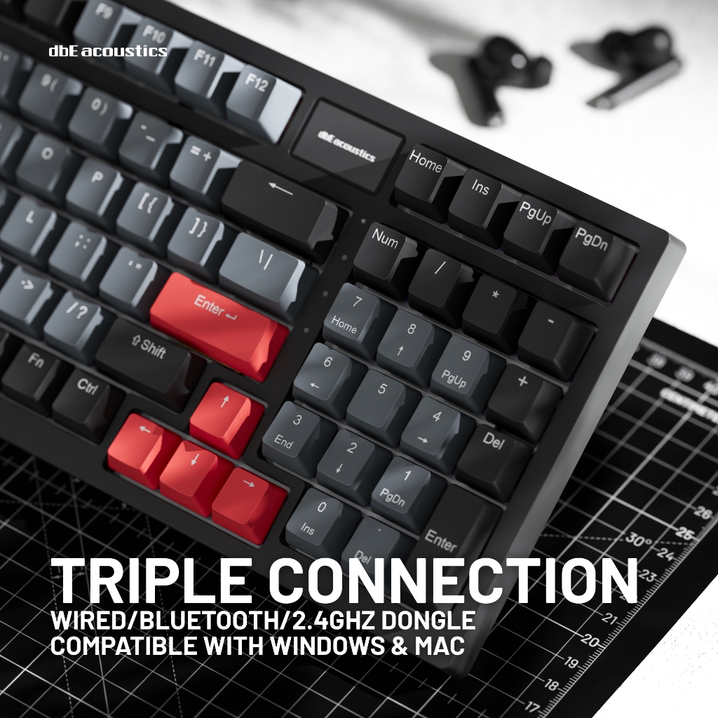 Jual dbE RAMO 99S 96% GASKET MECHANICAL KEYBOARD WITH SCREEN | Shopee ...