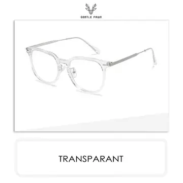 Gentle Fawn Kacamata Antiradiasi Blueray Fashion Kotak Tr90 Bisa Minus Fashion Pria Dan Wanita