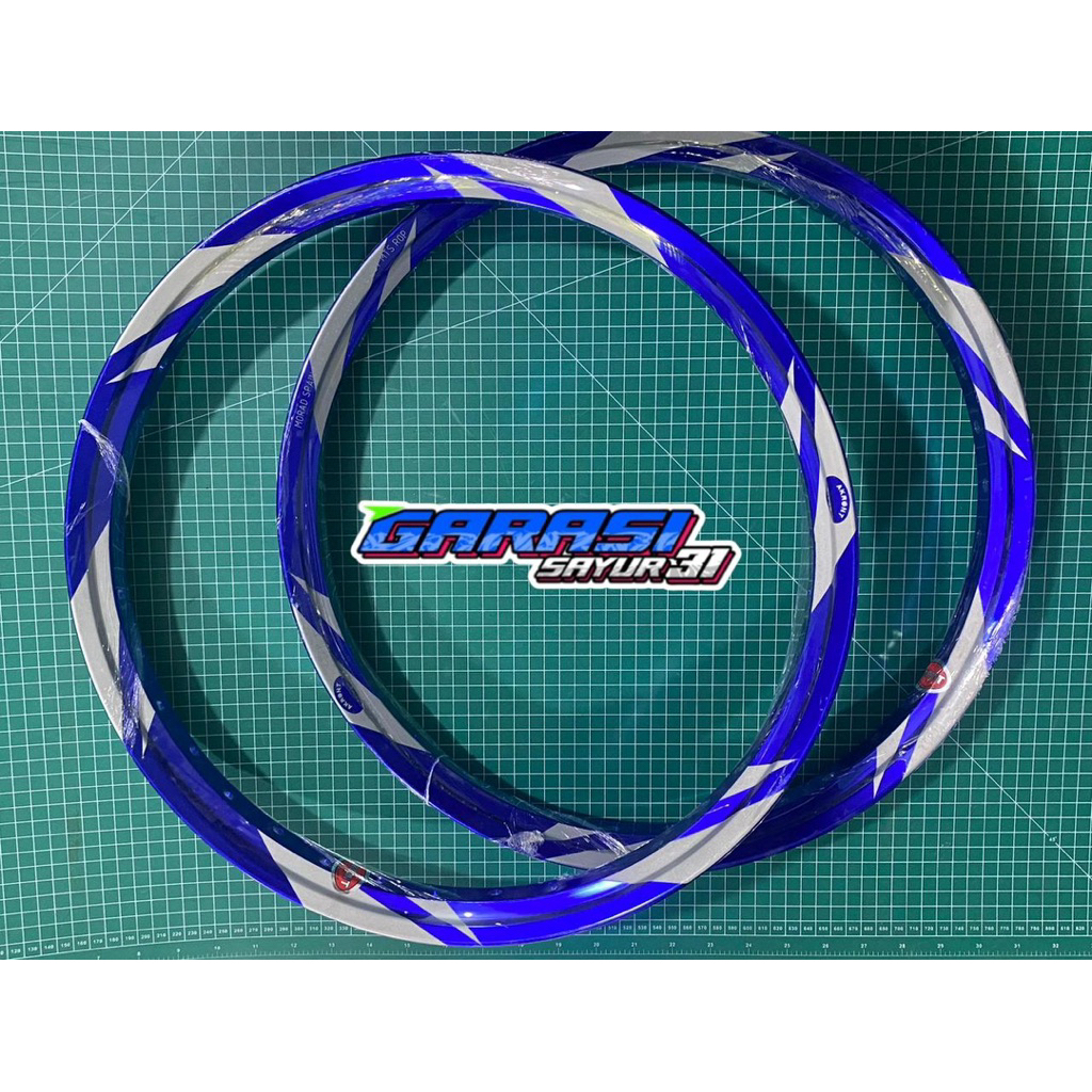 Jual Akront morad motif blade blue R-17 UK 140/140 Original Thailand ...