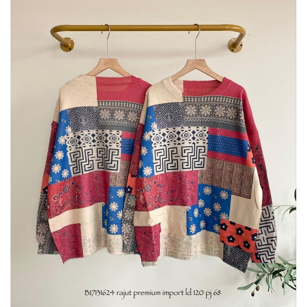 Jual Sweater Cardigan rajut premium oversized jumbo | Shopee Indonesia