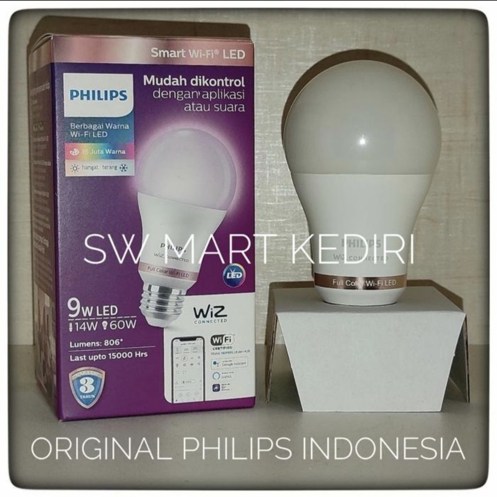 Jual Philips Lampu Smart Wifi Led 9w Color And Tunable White | Shopee ...