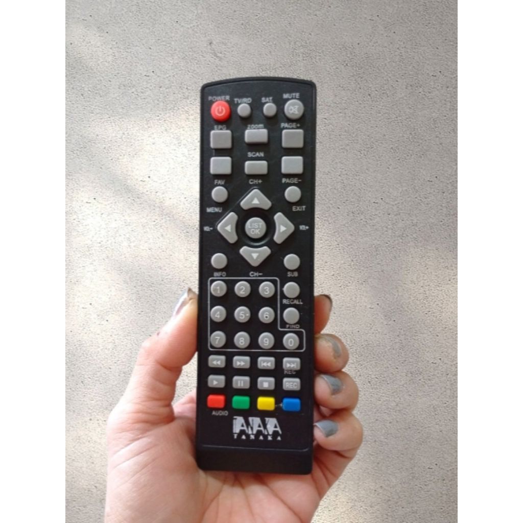 Jual REMOT REMOTE SET TOP BOX DVB-T2 TANAKA DUS BIRU BODY BESI | Shopee ...
