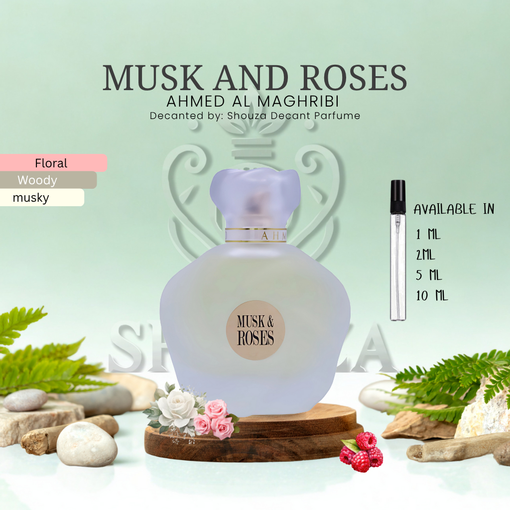Jual Decant Parfum Musk & Rose Ahmed Al Maghribi Share In Jar Garansi ...