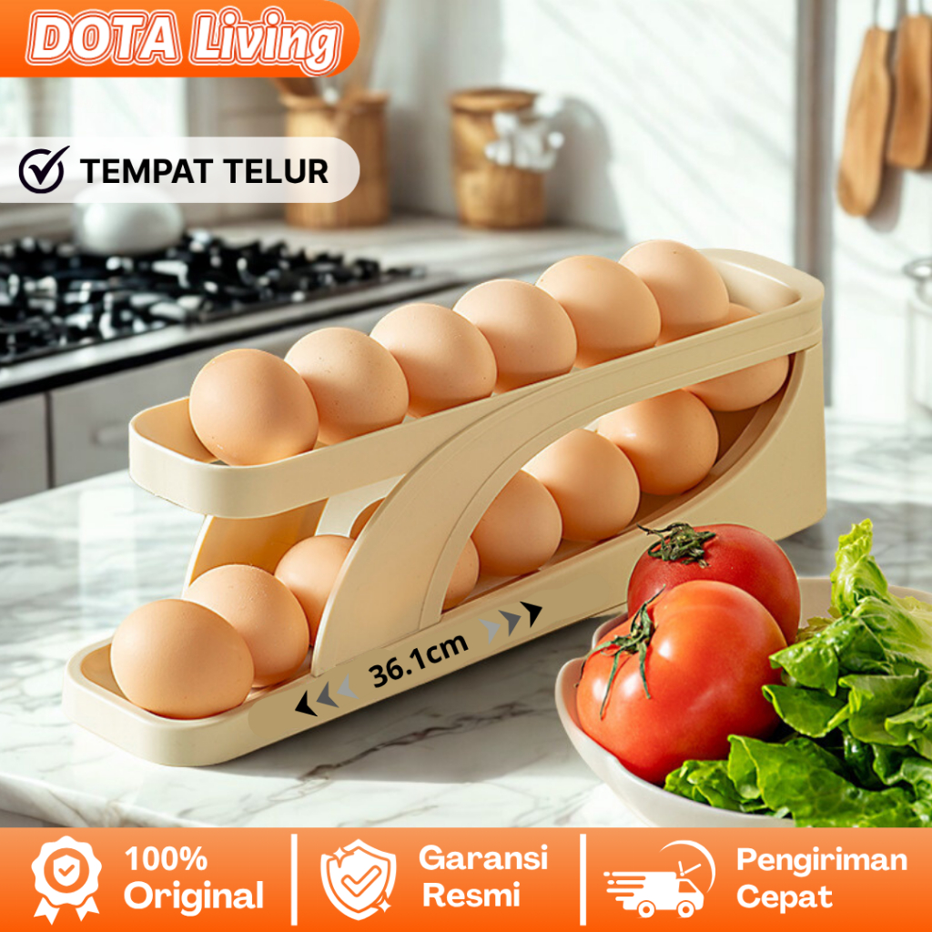 Jual DOTA Living Tempat Penyimpanan Telur Tingkat Minimalis Rak Telur ...