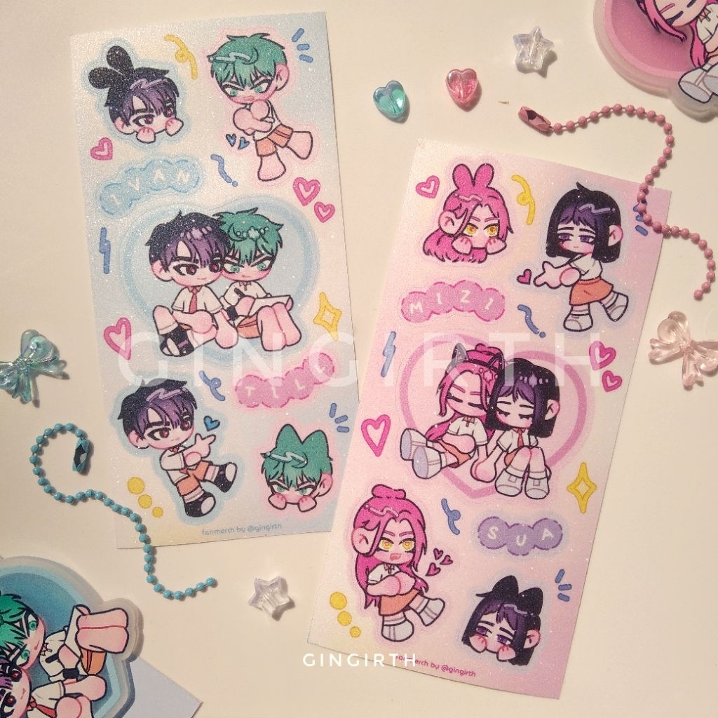 Jual [ ALNST ] Sticker Sheet by gingirth | Shopee Indonesia