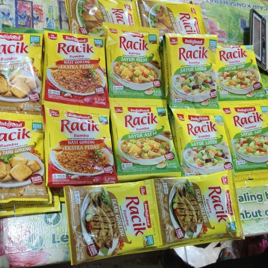 Jual BUMBU RACIK RENCENG LENGKAP SEMUA RASA 20g | Shopee Indonesia