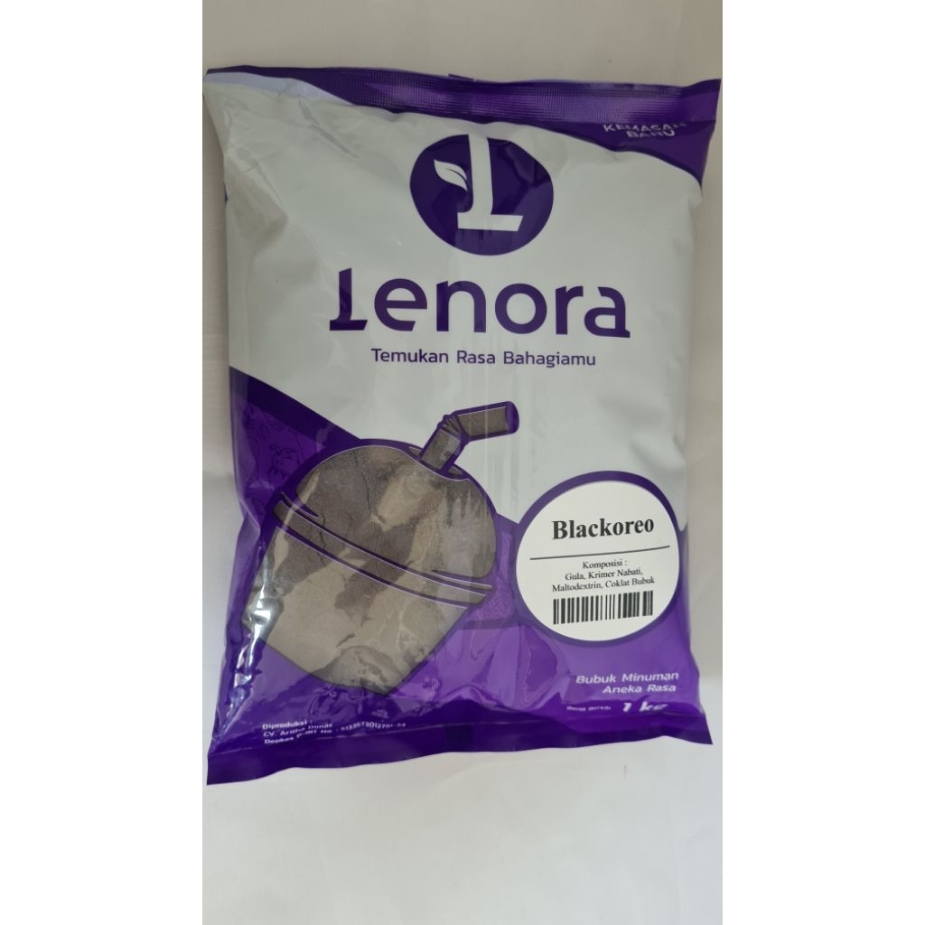 Jual Lenora Powder Blackoreo Bubuk Minuman 1kg | Shopee Indonesia