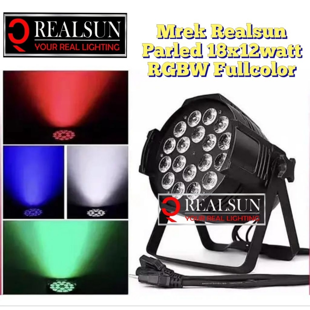 Jual Lampu Parled 18x12watt 4Line Mrek Realsun 4in1 RGBW Fullcolour ...
