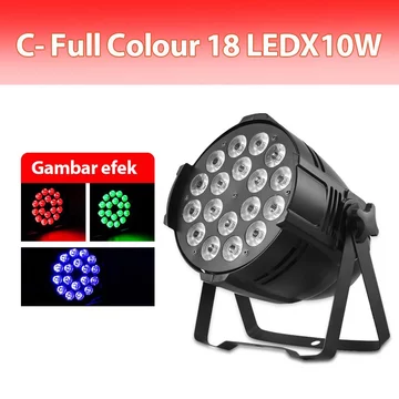 Kaiy 3W 54 Lampu Panggung Led Par Full Colour Moving Bead Beam Light Disco Par Light Led Mini