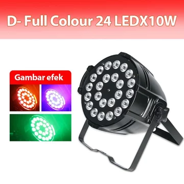 Kaiy 3W 54 Lampu Panggung Led Par Full Colour Moving Bead Beam Light Disco Par Light Led Mini