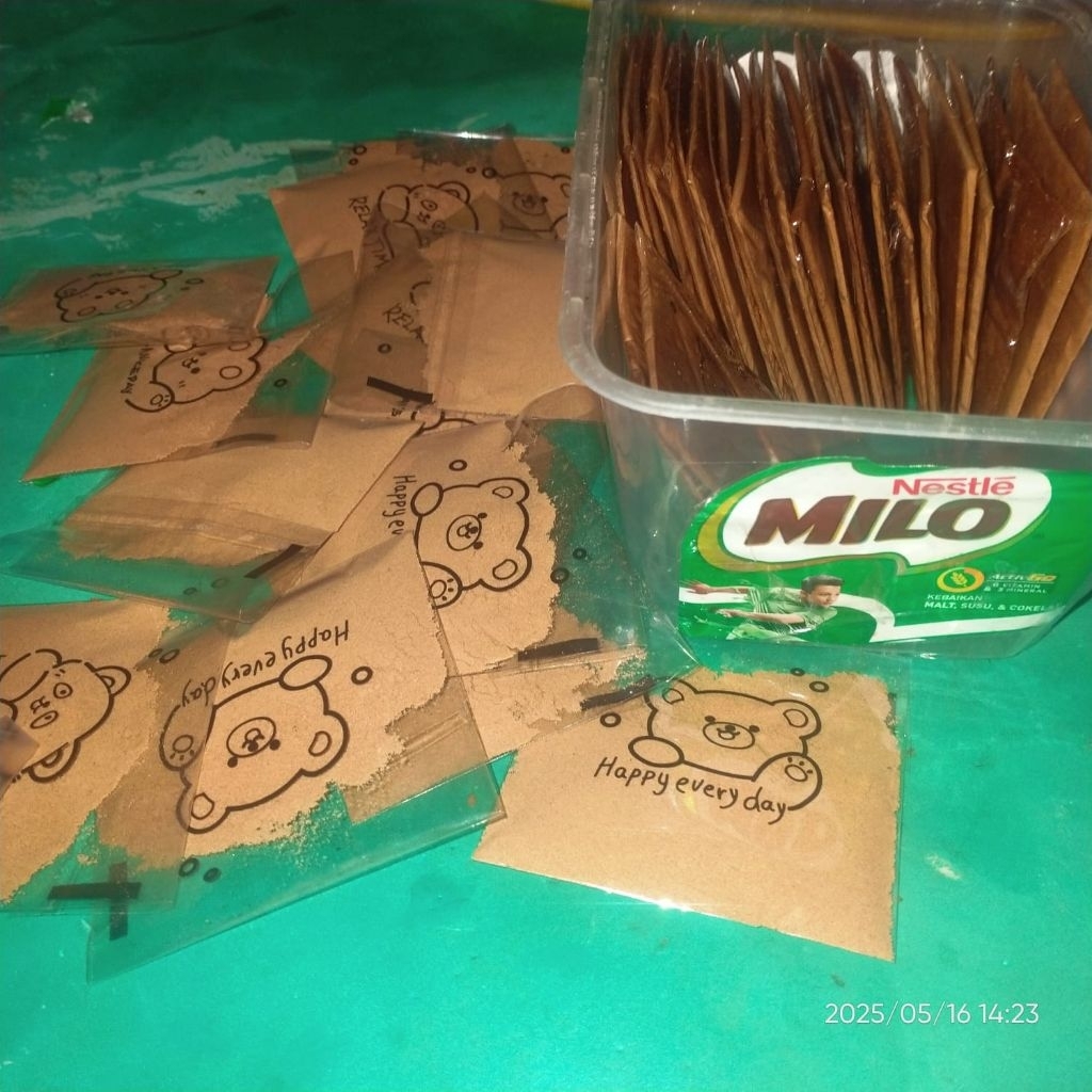 Jual stiker coklat. | Shopee Indonesia