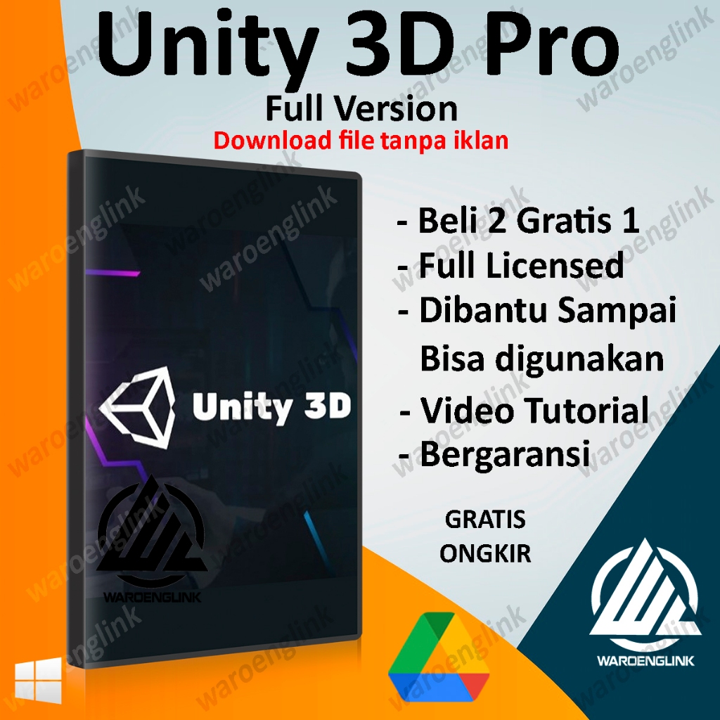 Jual Unity 3D Pro 2022.1 | Video Install | Windows | Full Version ...