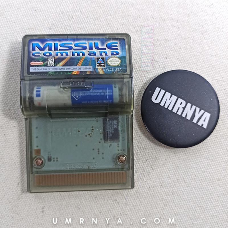 Jual Kaset Original Missile Command 1999 Rumble Nintendo Gameboy Color ...