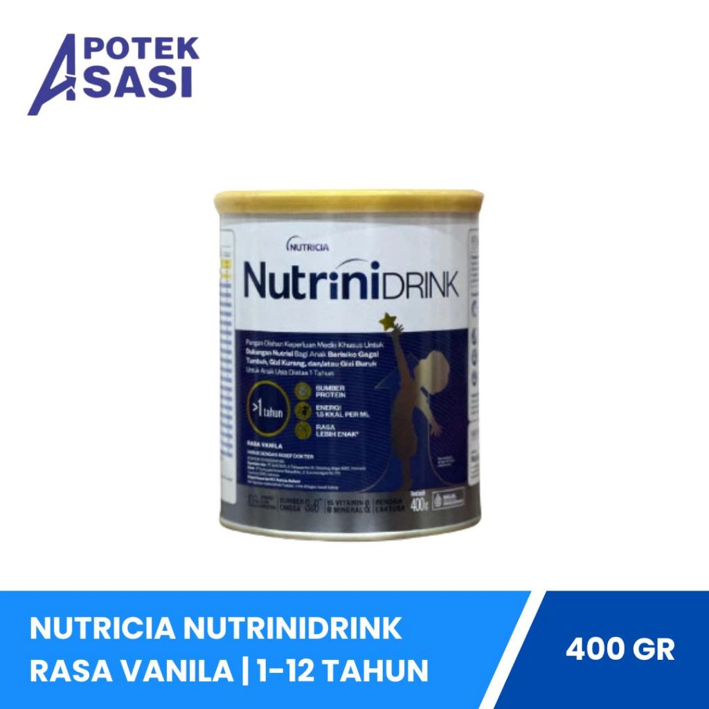 Jual Nutricia Nutrinidrink Powder Rasa Vanila Bebas Laktosa - 400 Gram ...
