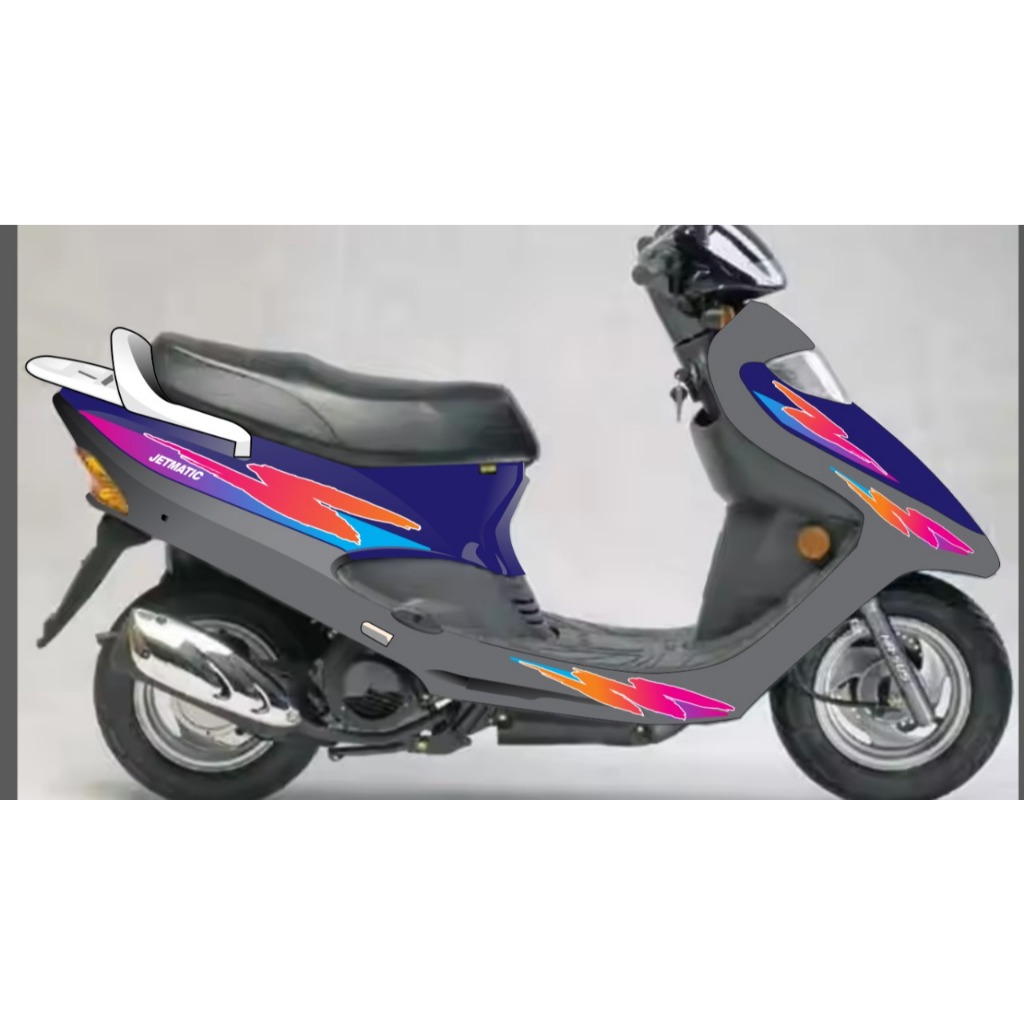 Jual Decal/Sticker/Striping/Livery KYMCO JETMATIC TREND 125 001 KALCER ...