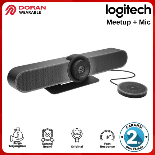 Jual Logitech MeetUp plus Expansion Mic Video Conference 4K Ultra HD ...
